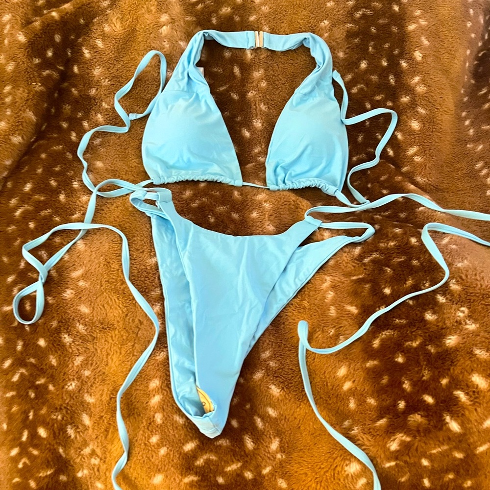 New baby blue bikini